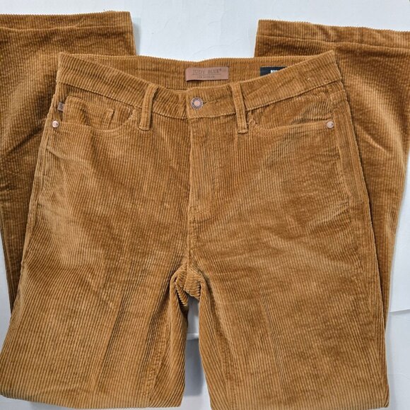 Judy Blue Size 28 Corduroy Hi-Rise Bootcut Pants in Camel Brown - Picture 2 of 10
